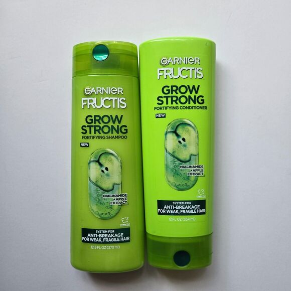 Garnier Fructis Grow Strong Fortifying Shampoo & Conditioner Haircare - Picture 1 of 6